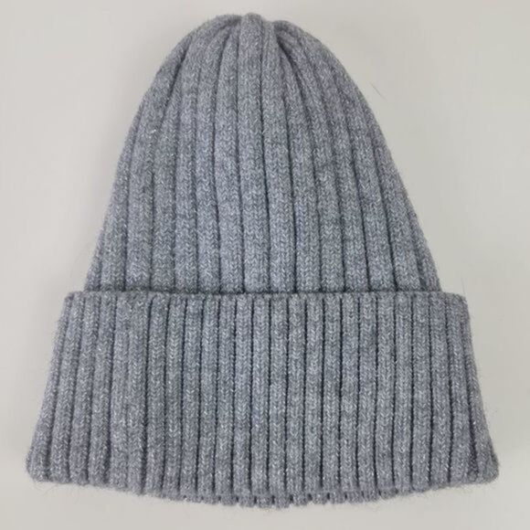 Steve Madden gray silver beanie one size - Picture 2 of 5